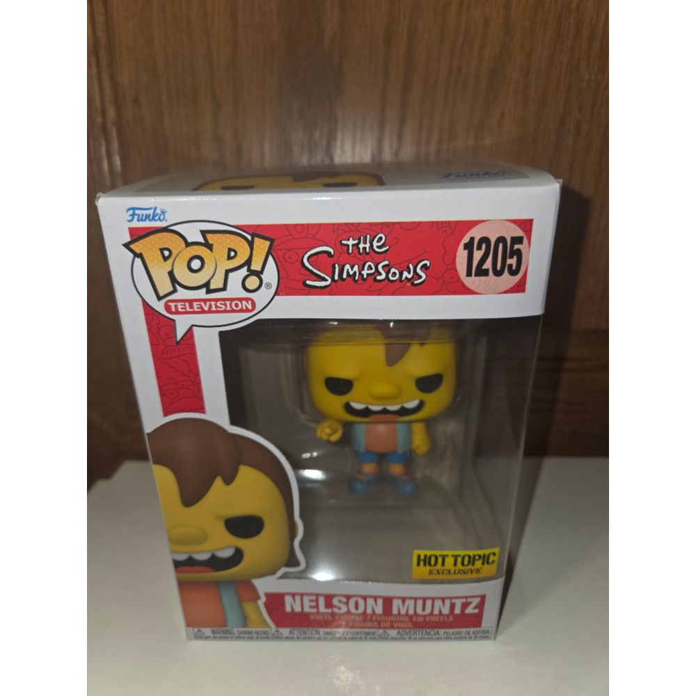 Funko Pop! Vinyl: The Simpsons - Nelson Muntz #1205 - Hot Topic Toy Figure